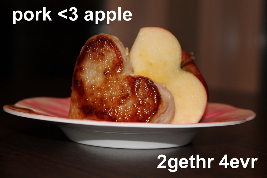 Apple + Pork = Love