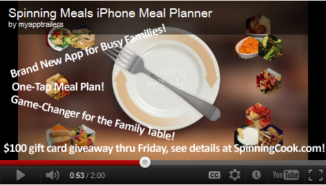Spinning Meals App Trailer Screenshot