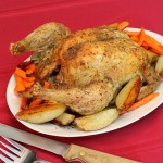 Easy Roast Chicken with Carrots and Potatoes