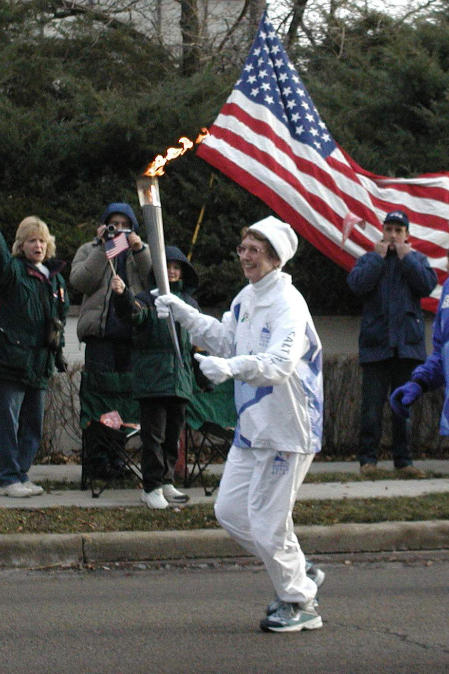 Mom Carrying The Torch